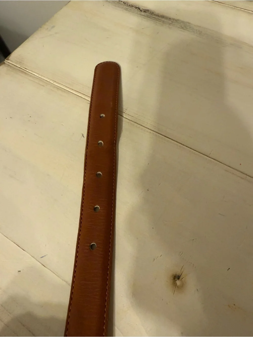Vintage Coach # 6600 British Tan Leather Belt, 36/90